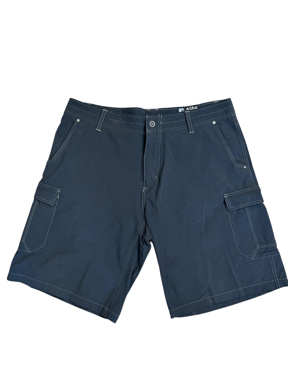 Kuhl Raptr Gray Carbon Cargo‎ Utility Hiking Outdoor Shorts Size 38 PR1
